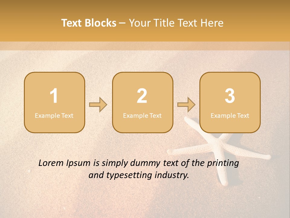 Vacation Coast Animal PowerPoint Template