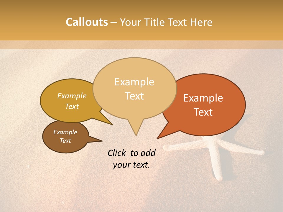 Vacation Coast Animal PowerPoint Template