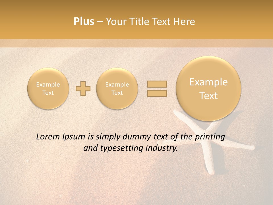 Vacation Coast Animal PowerPoint Template