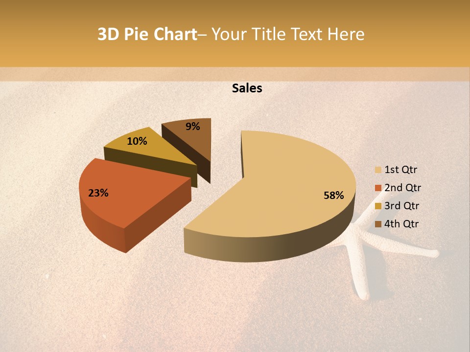 Vacation Coast Animal PowerPoint Template