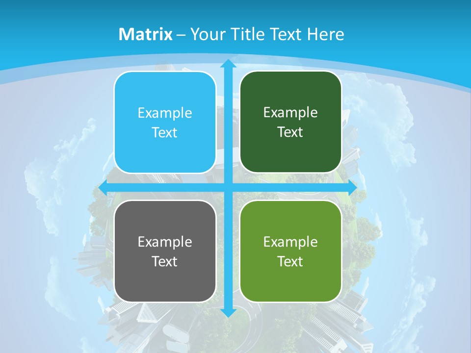 Cityscape Nature Ecology PowerPoint Template
