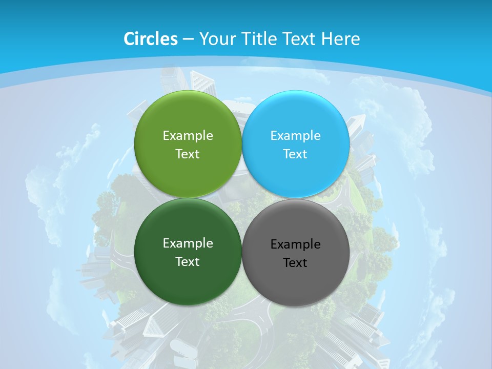 Cityscape Nature Ecology PowerPoint Template