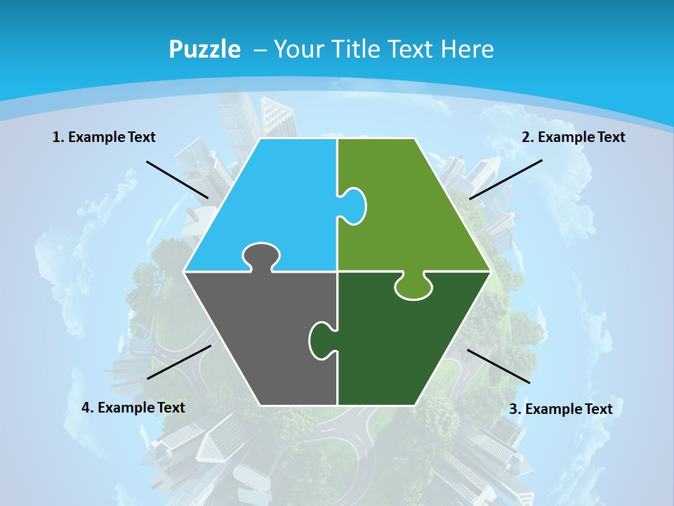 Cityscape Nature Ecology PowerPoint Template