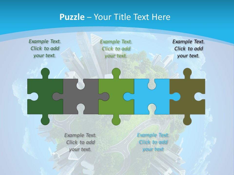 Cityscape Nature Ecology PowerPoint Template