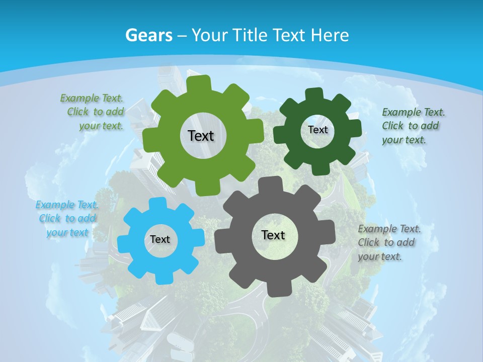 Cityscape Nature Ecology PowerPoint Template