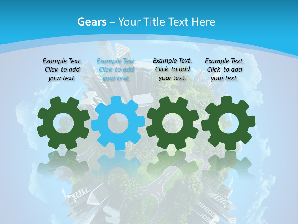 Cityscape Nature Ecology PowerPoint Template