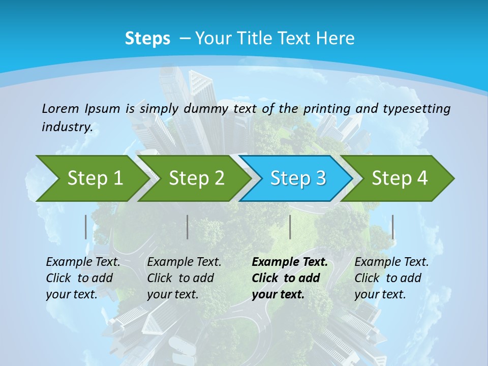 Cityscape Nature Ecology PowerPoint Template