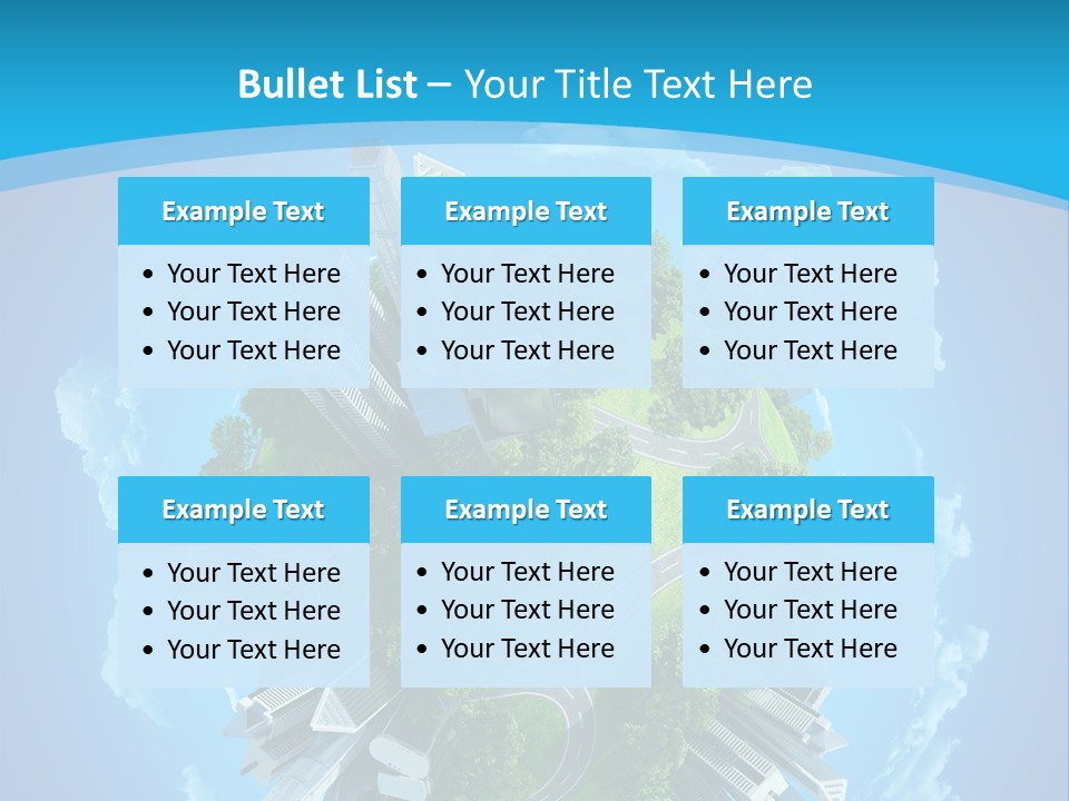 Cityscape Nature Ecology PowerPoint Template