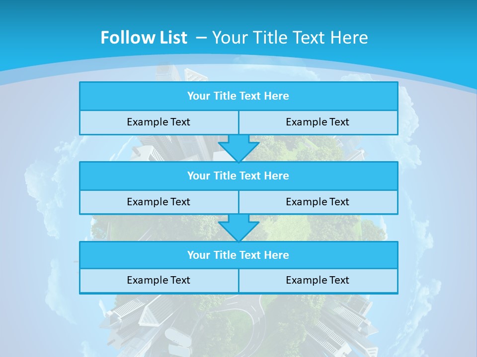 Cityscape Nature Ecology PowerPoint Template