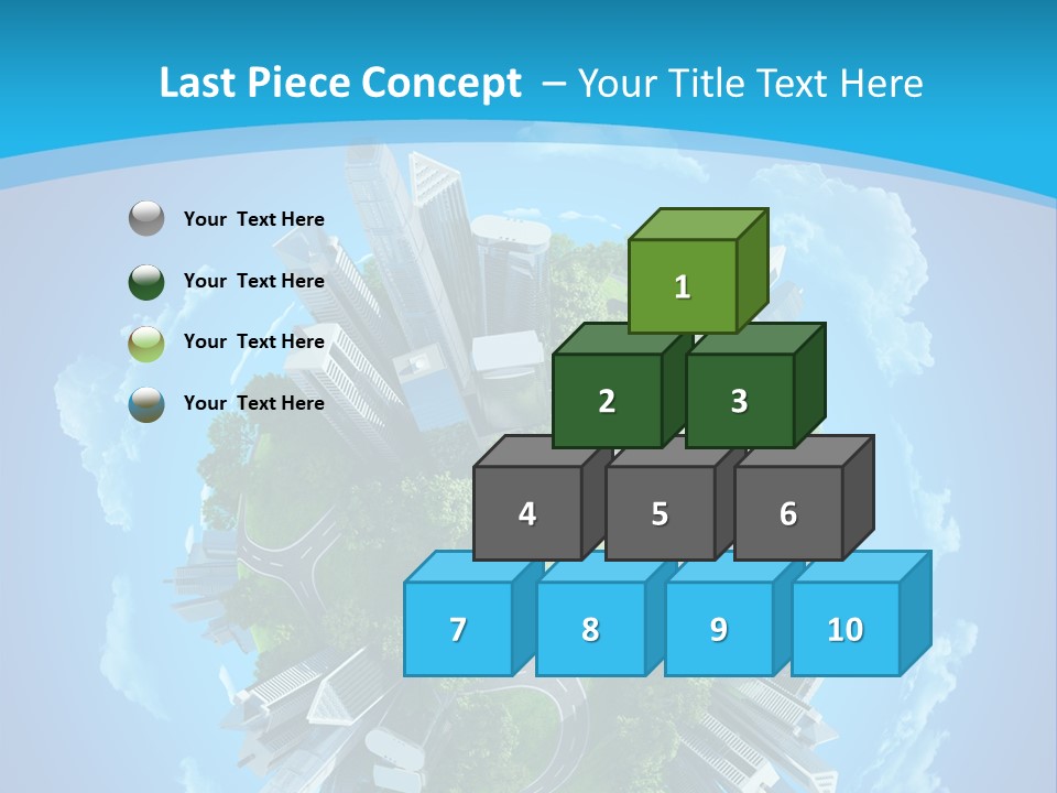 Cityscape Nature Ecology PowerPoint Template