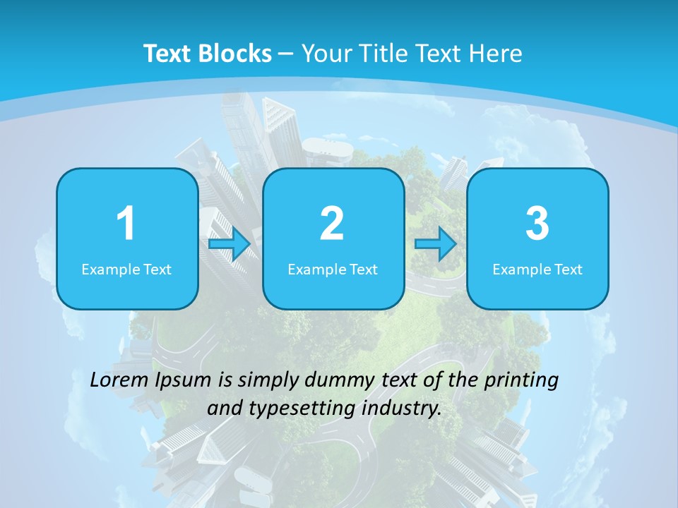 Cityscape Nature Ecology PowerPoint Template