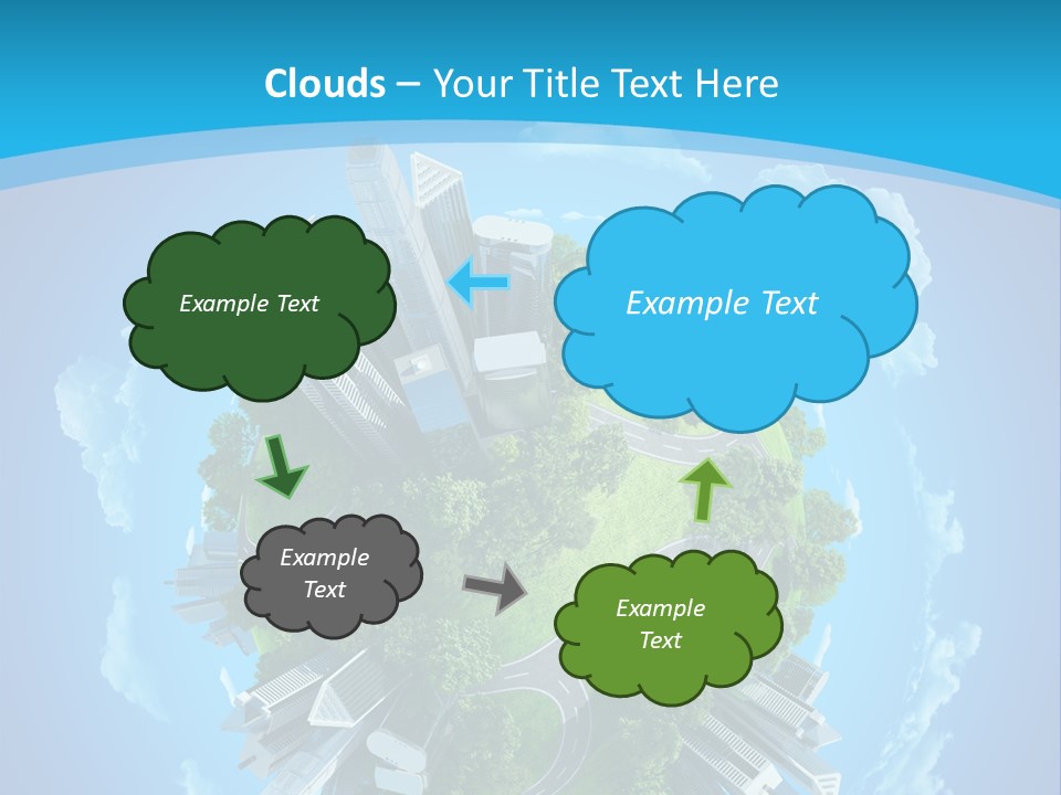 Cityscape Nature Ecology PowerPoint Template