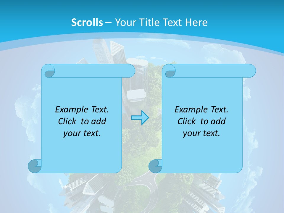 Cityscape Nature Ecology PowerPoint Template