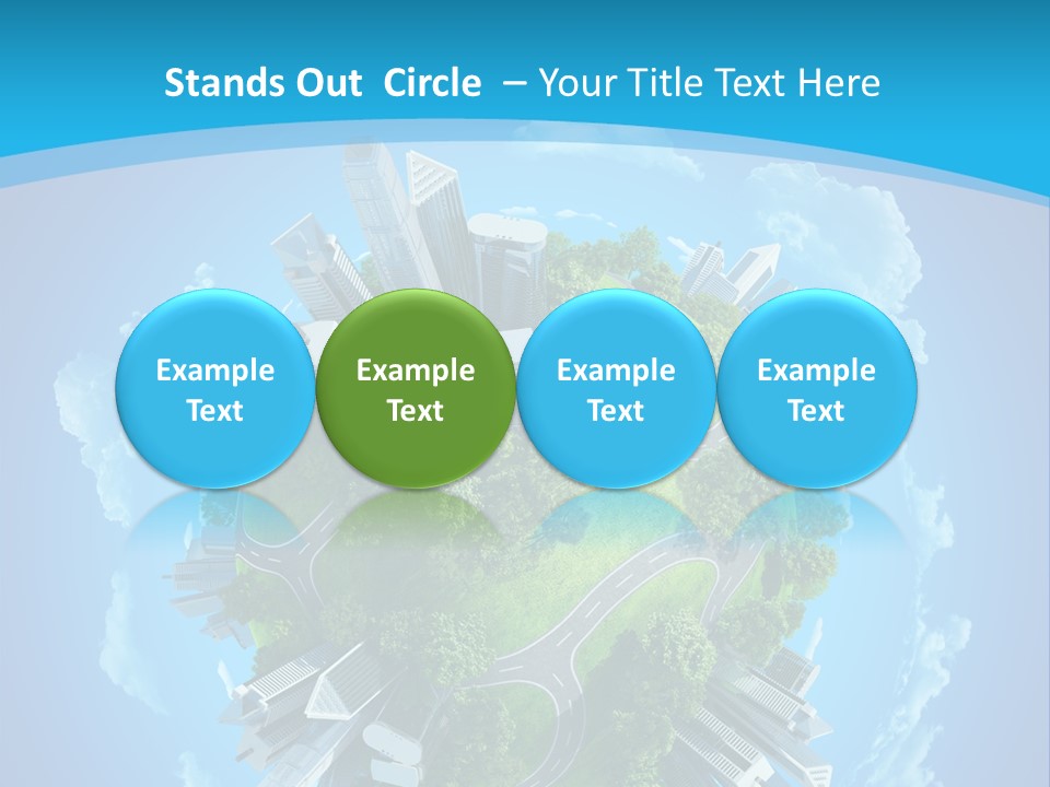 Cityscape Nature Ecology PowerPoint Template