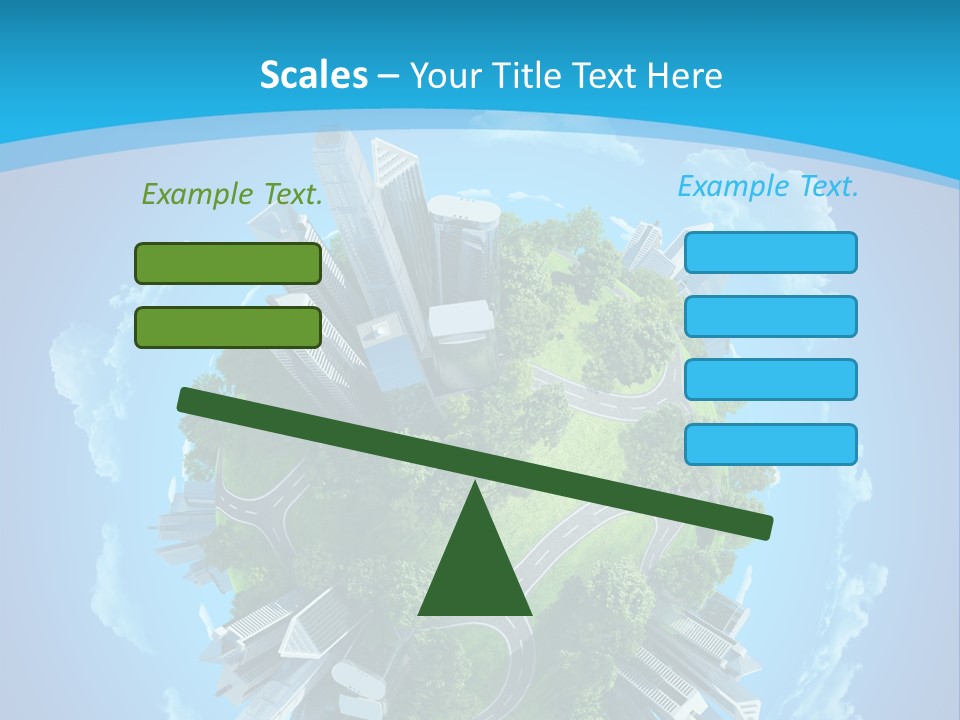 Cityscape Nature Ecology PowerPoint Template