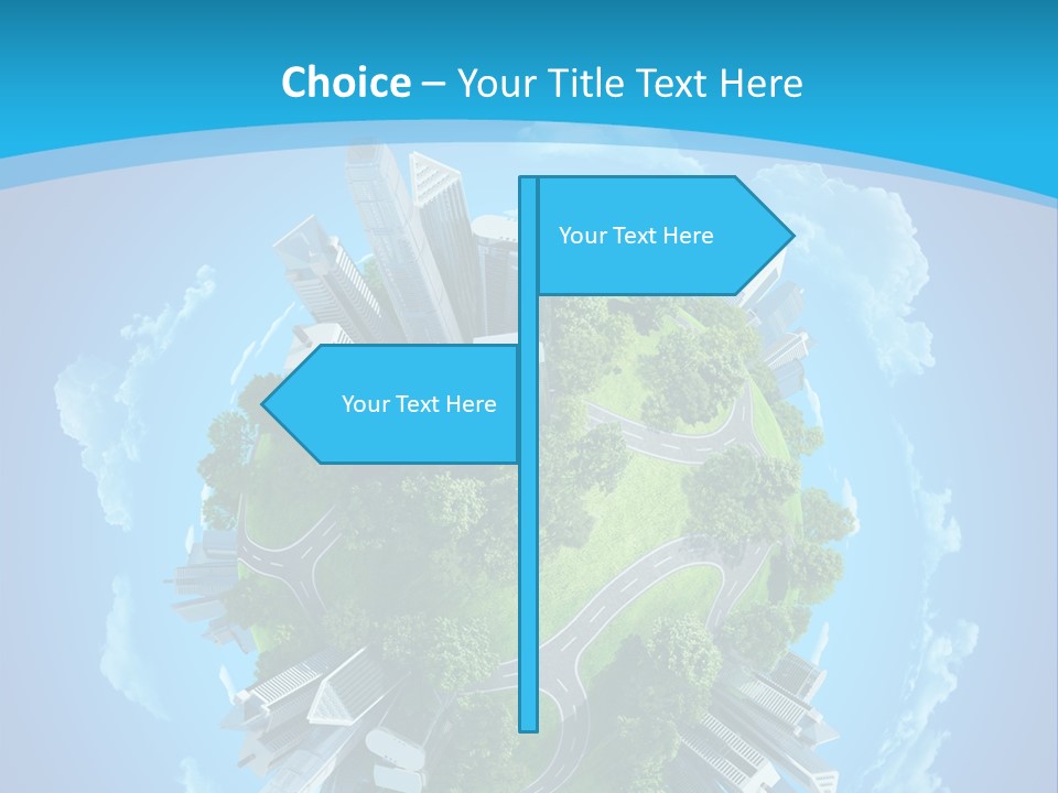 Cityscape Nature Ecology PowerPoint Template