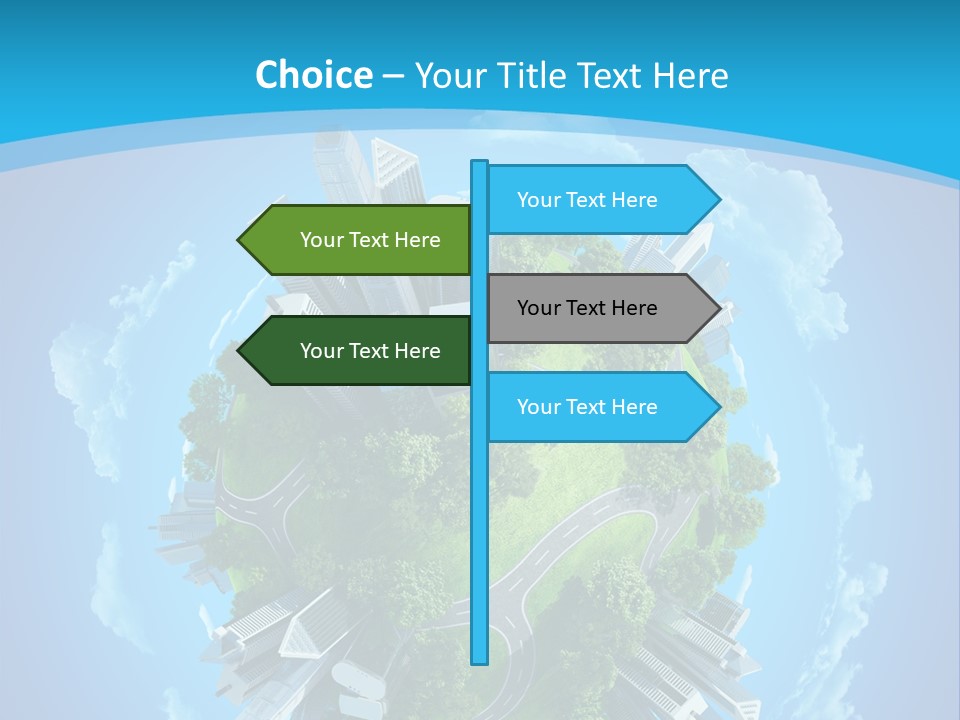 Cityscape Nature Ecology PowerPoint Template