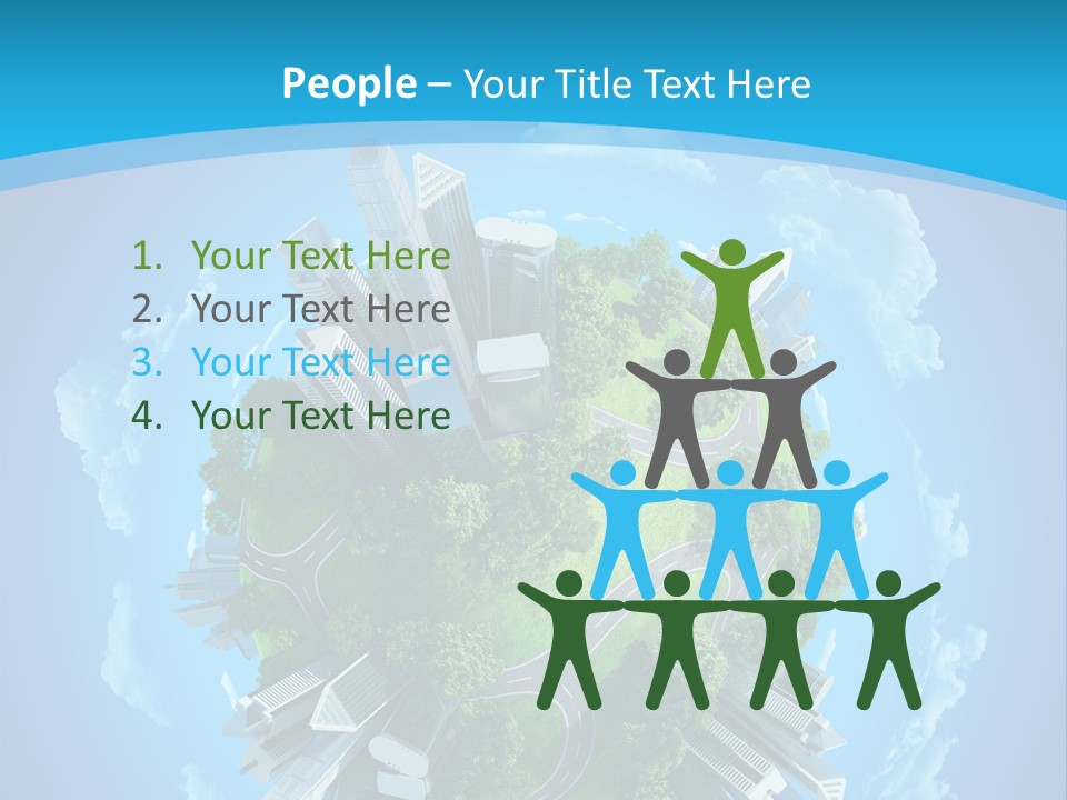 Cityscape Nature Ecology PowerPoint Template