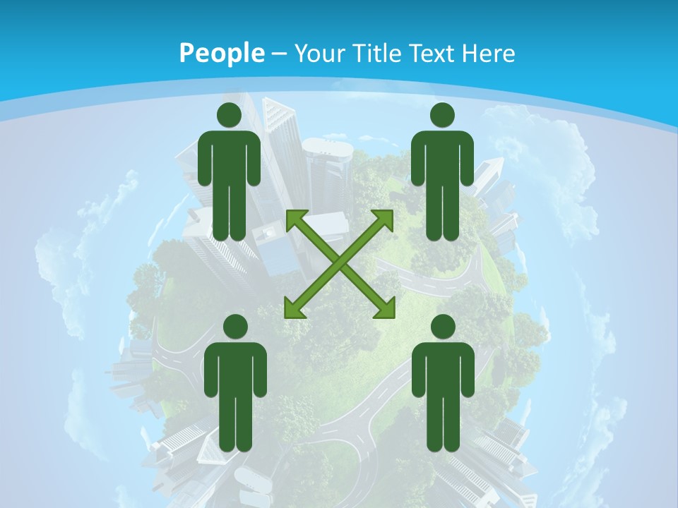 Cityscape Nature Ecology PowerPoint Template