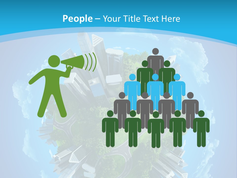 Cityscape Nature Ecology PowerPoint Template