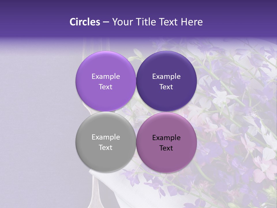 Arrangement Pink Seasonal PowerPoint Template