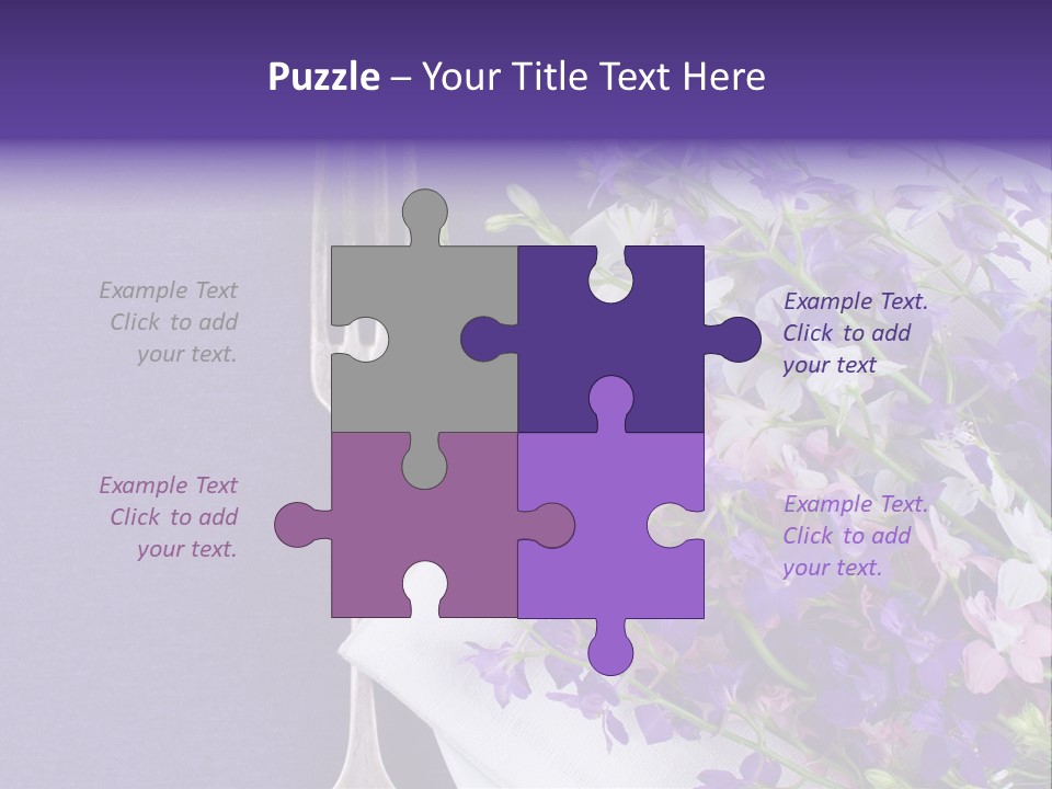 Arrangement Pink Seasonal PowerPoint Template