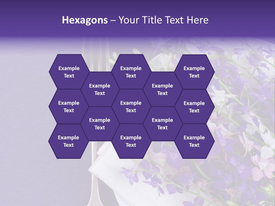 Arrangement Pink Seasonal PowerPoint Template