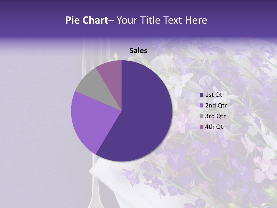 Arrangement Pink Seasonal PowerPoint Template