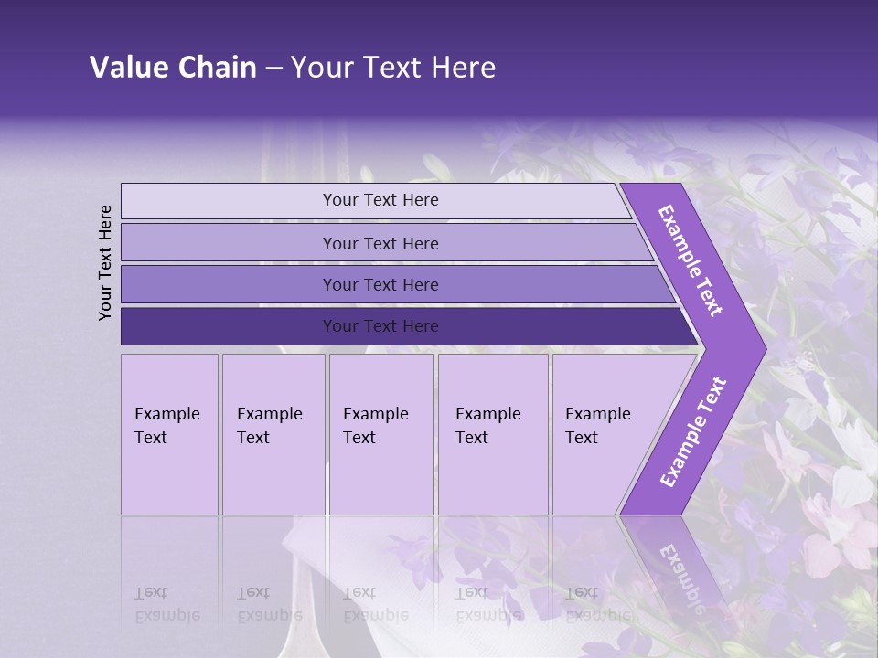 Arrangement Pink Seasonal PowerPoint Template