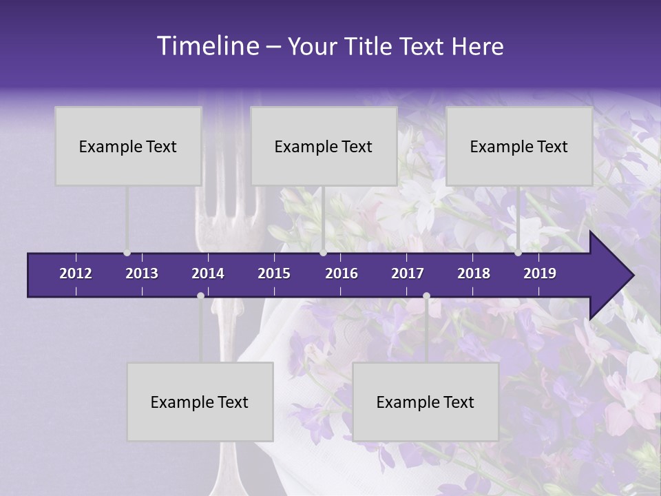 Arrangement Pink Seasonal PowerPoint Template