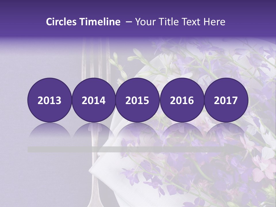 Arrangement Pink Seasonal PowerPoint Template