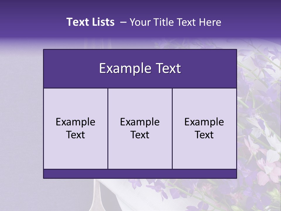 Arrangement Pink Seasonal PowerPoint Template