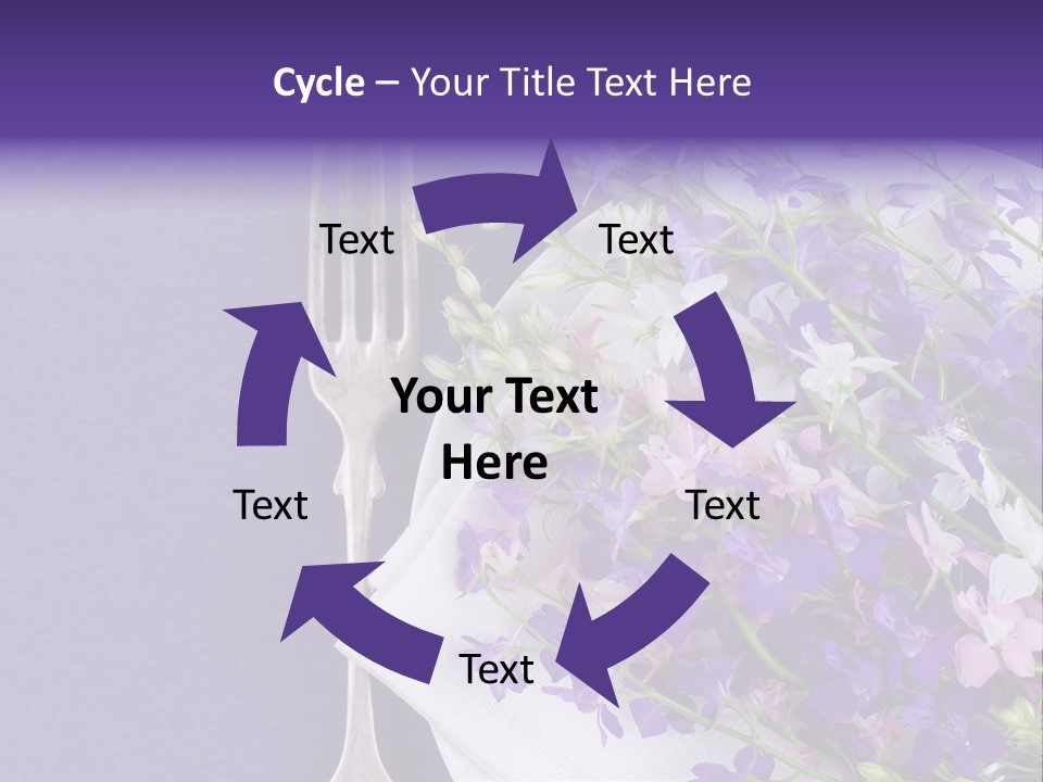 Arrangement Pink Seasonal PowerPoint Template