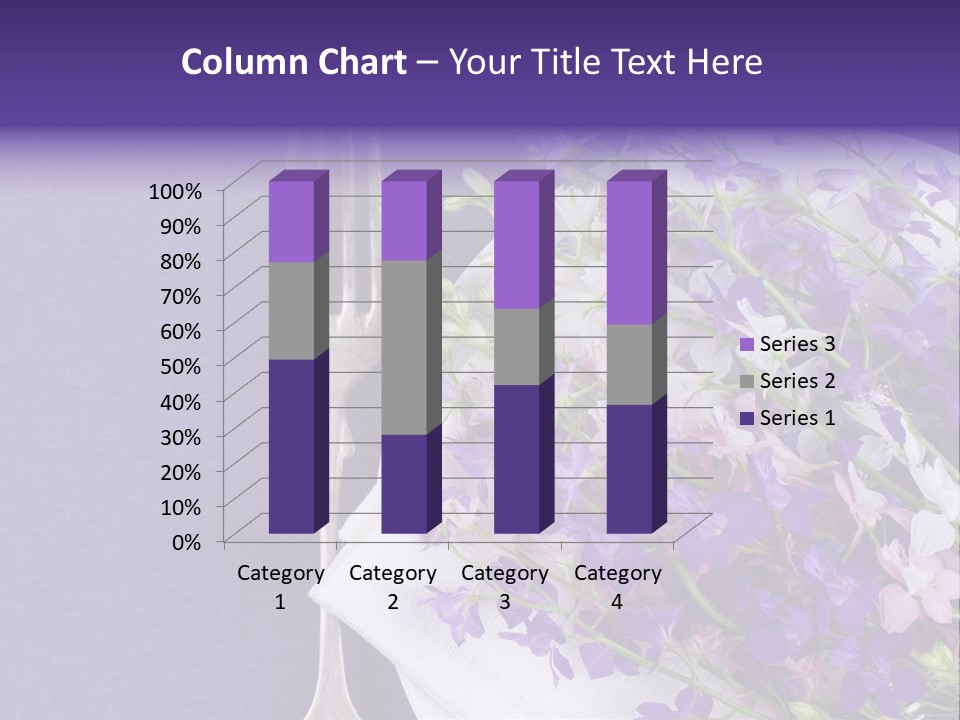 Arrangement Pink Seasonal PowerPoint Template