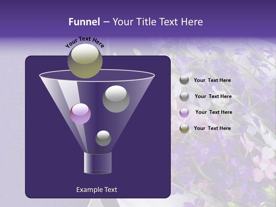 Arrangement Pink Seasonal PowerPoint Template