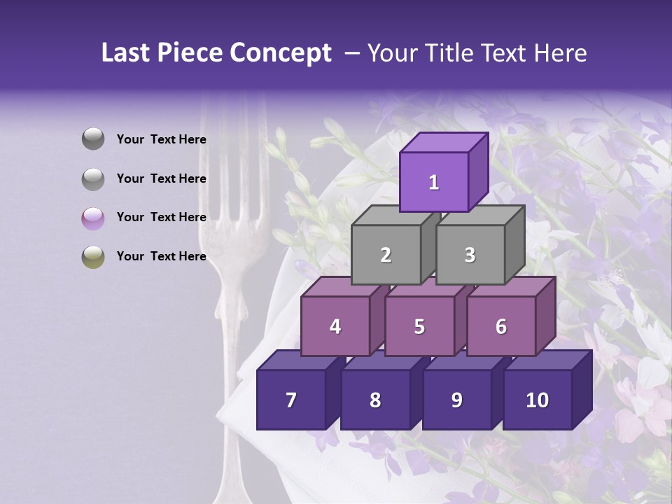 Arrangement Pink Seasonal PowerPoint Template