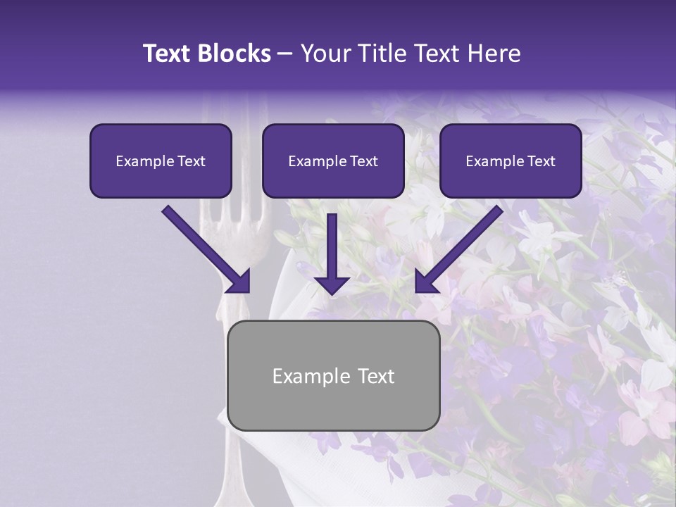 Arrangement Pink Seasonal PowerPoint Template
