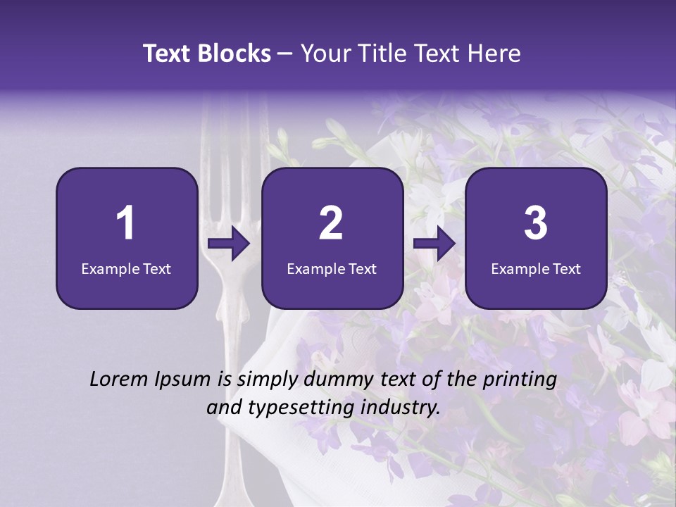 Arrangement Pink Seasonal PowerPoint Template