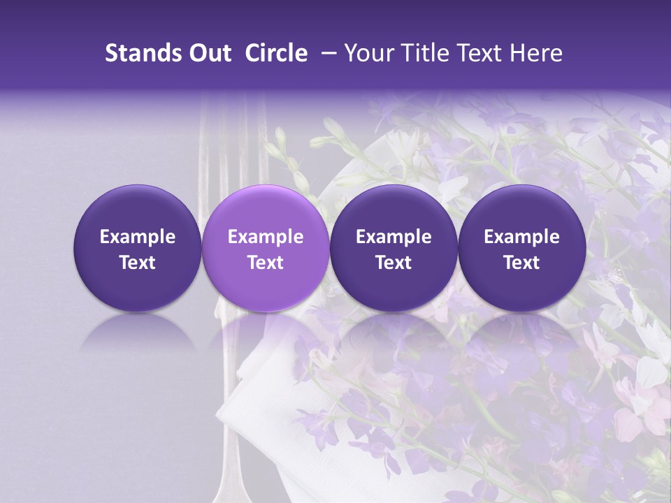 Arrangement Pink Seasonal PowerPoint Template