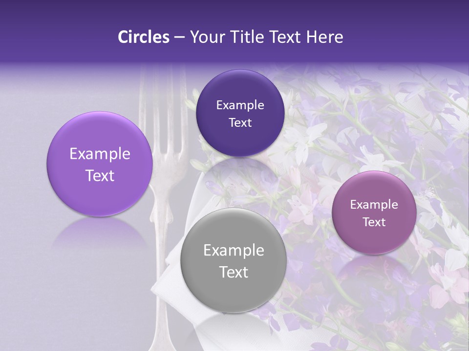 Arrangement Pink Seasonal PowerPoint Template