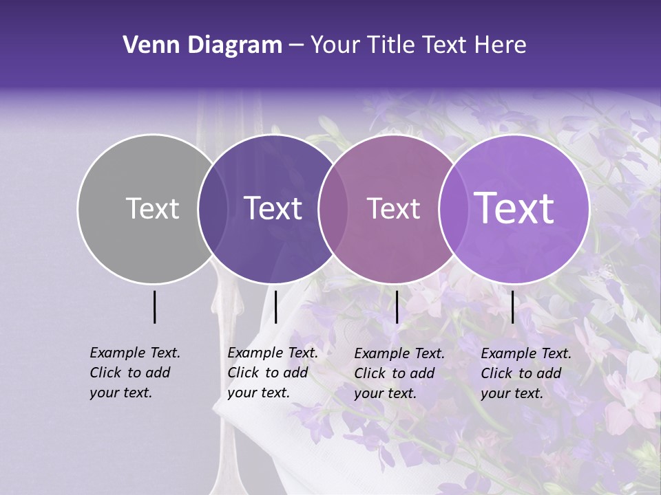 Arrangement Pink Seasonal PowerPoint Template