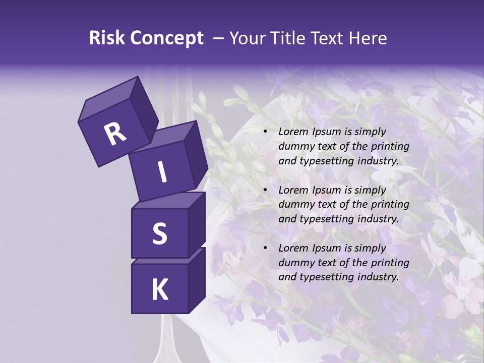 Arrangement Pink Seasonal PowerPoint Template