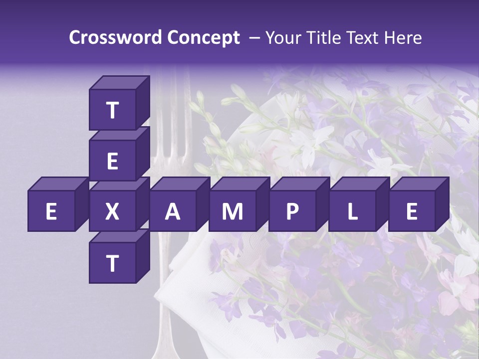 Arrangement Pink Seasonal PowerPoint Template