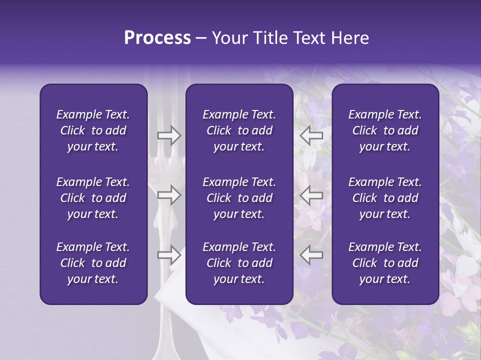 Arrangement Pink Seasonal PowerPoint Template
