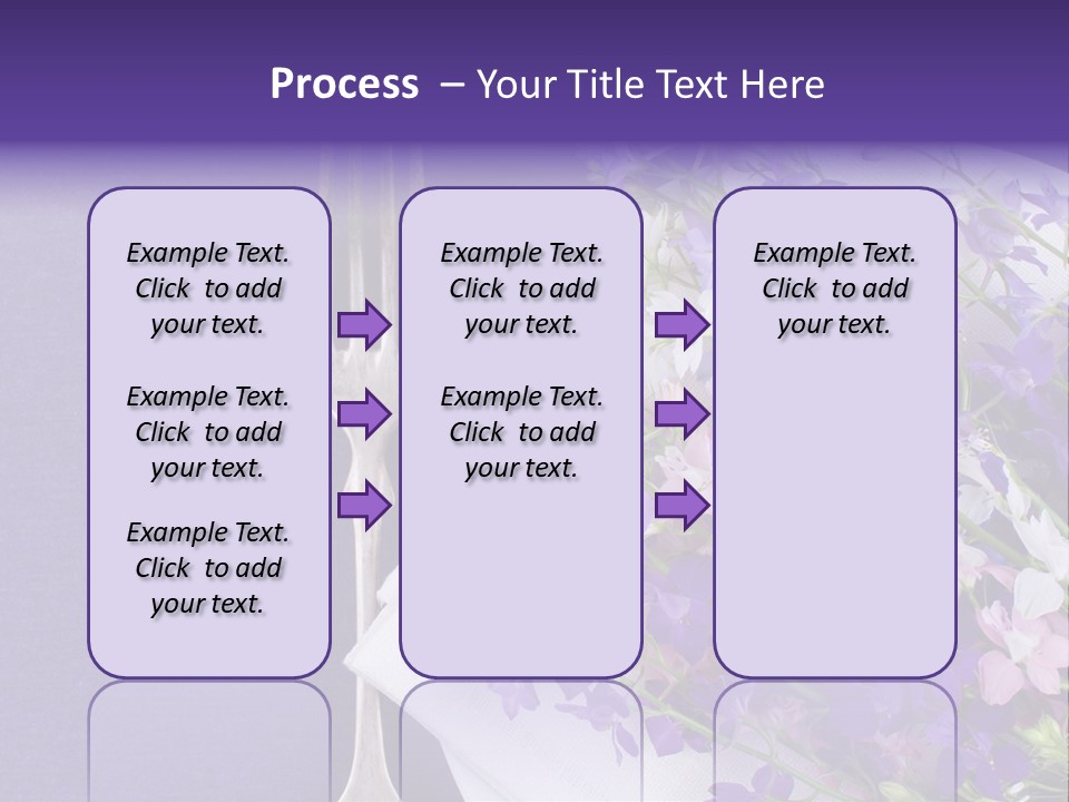 Arrangement Pink Seasonal PowerPoint Template