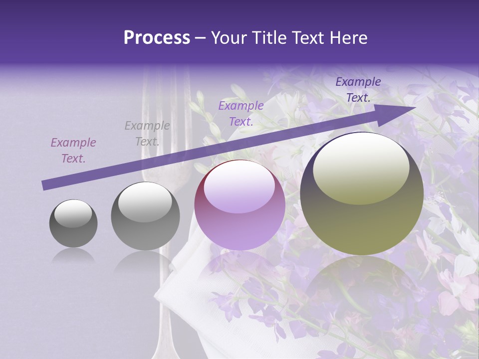 Arrangement Pink Seasonal PowerPoint Template