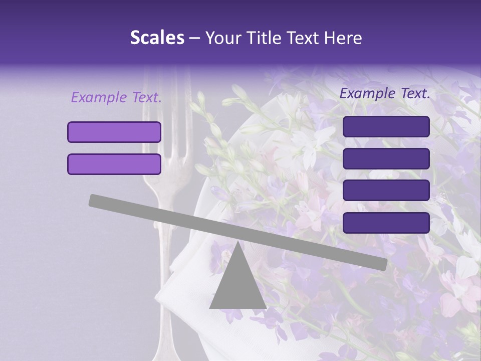 Arrangement Pink Seasonal PowerPoint Template