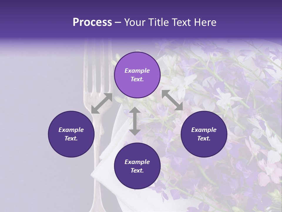 Arrangement Pink Seasonal PowerPoint Template