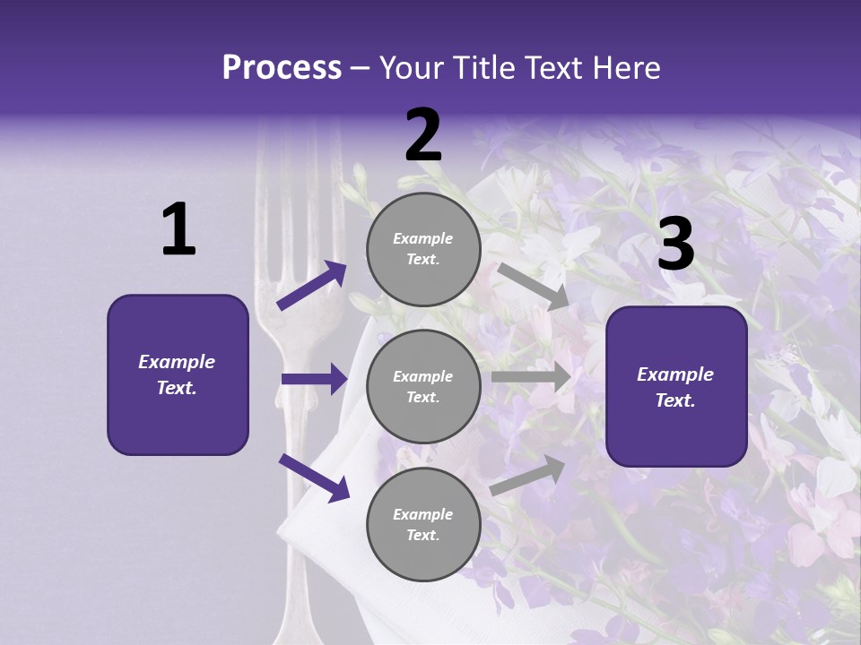 Arrangement Pink Seasonal PowerPoint Template