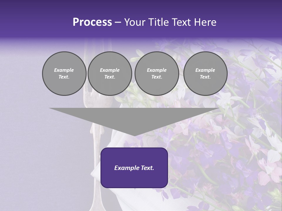 Arrangement Pink Seasonal PowerPoint Template